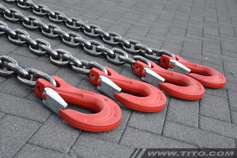 50 ton lifting chains for reach stackers