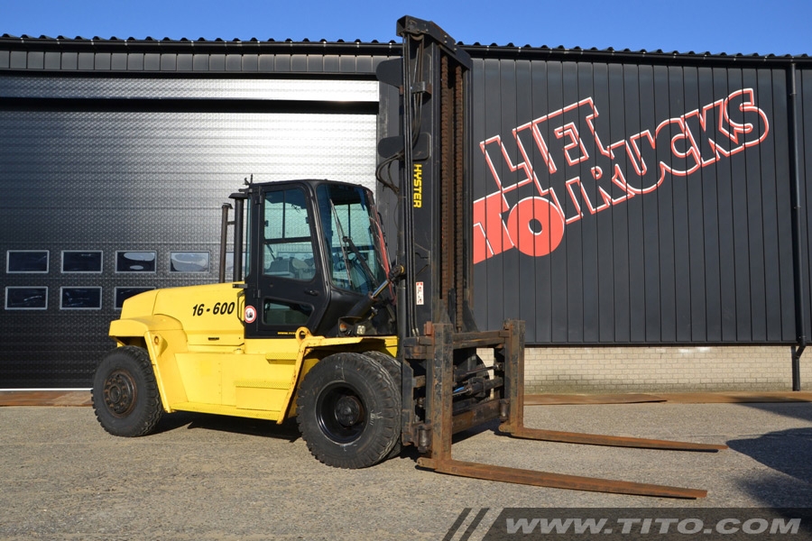Used 16 ton Hyster forklift H16.00XM-6
