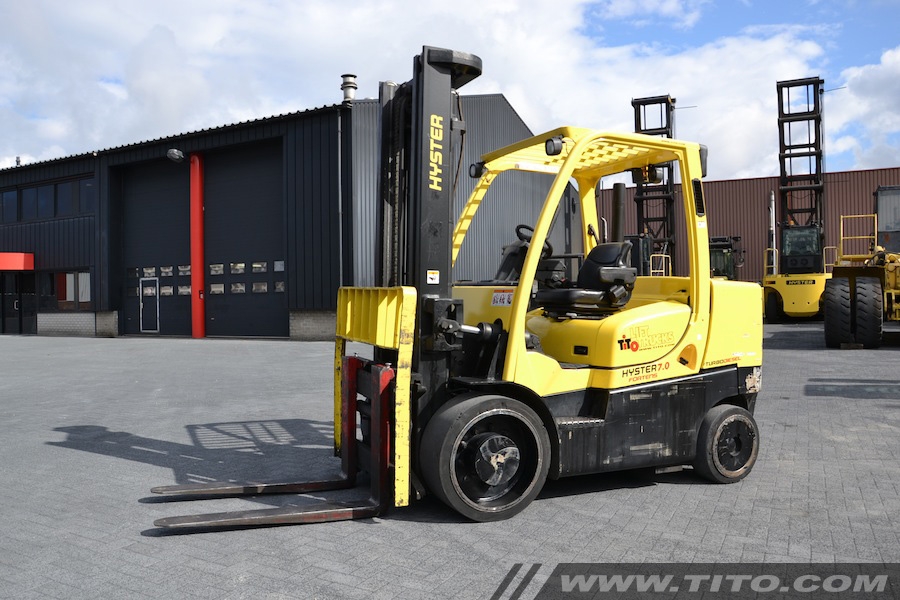 Used Hyster S7.0FT 7 ton diesel forklift