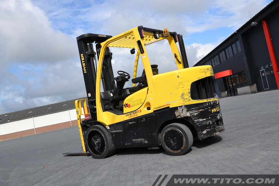 Used Hyster S7.0FT 7 ton diesel forklift