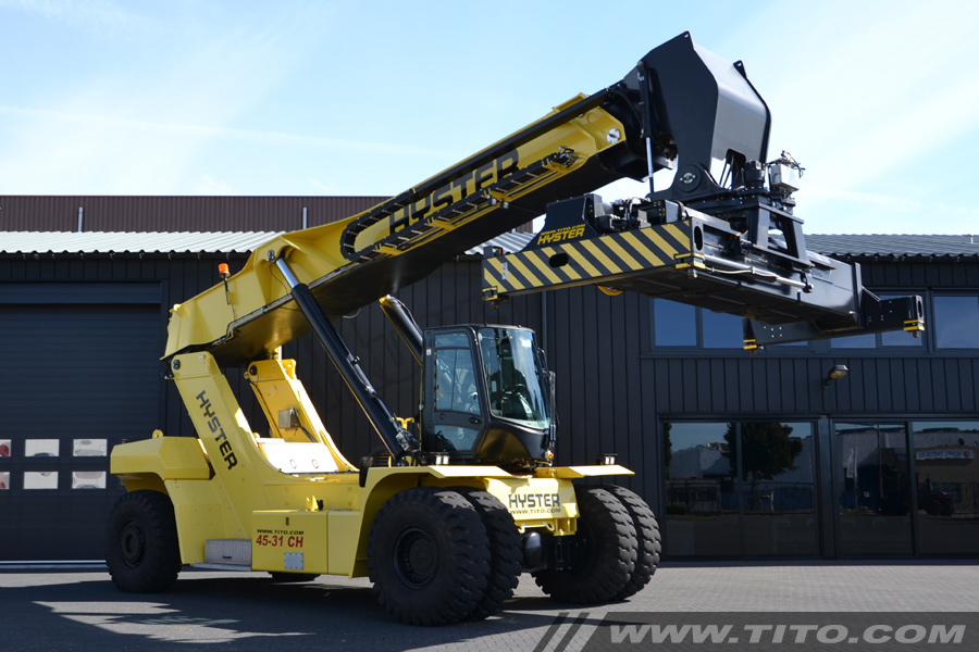 Used 45 ton reach stacker Hyster RS45-31CH 2014